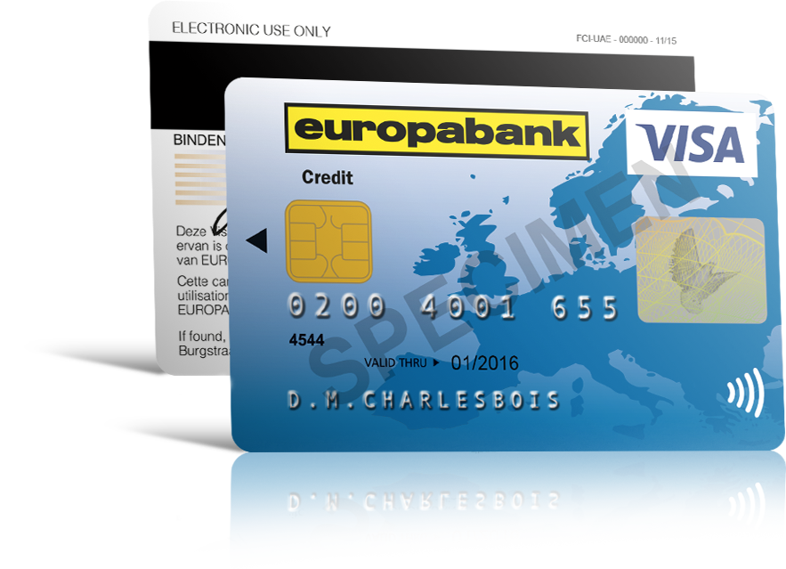 Europabank EMV creditkaarten