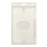 Badgeholder vertical with thumb grip