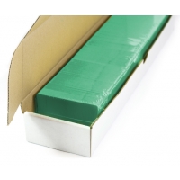 Blanco plastickaarten (groen)