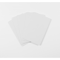 Des cartes en papier - blanc