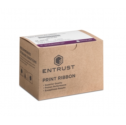 Entrust Monochrome Ribbon Kit, Black High Density