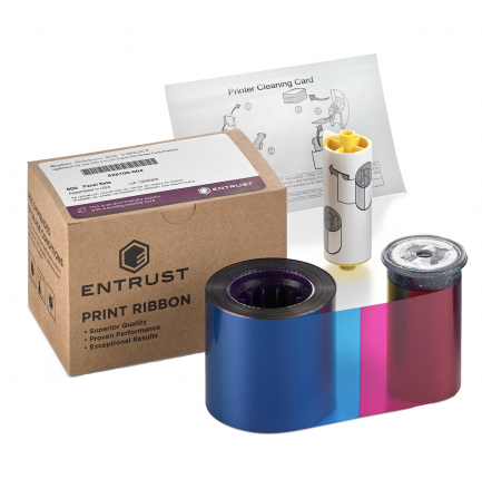 Entrust Color Ribbon Kit, YMCKT-KT