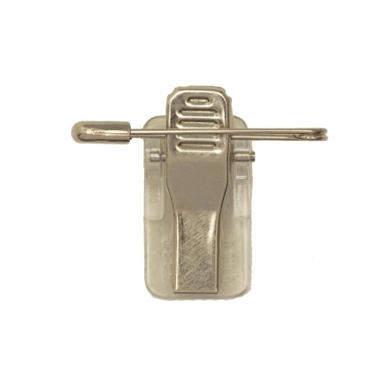 Krokodillenclip met speld
