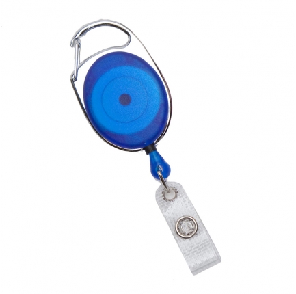 Jojo met karabijnhaak (blauw)